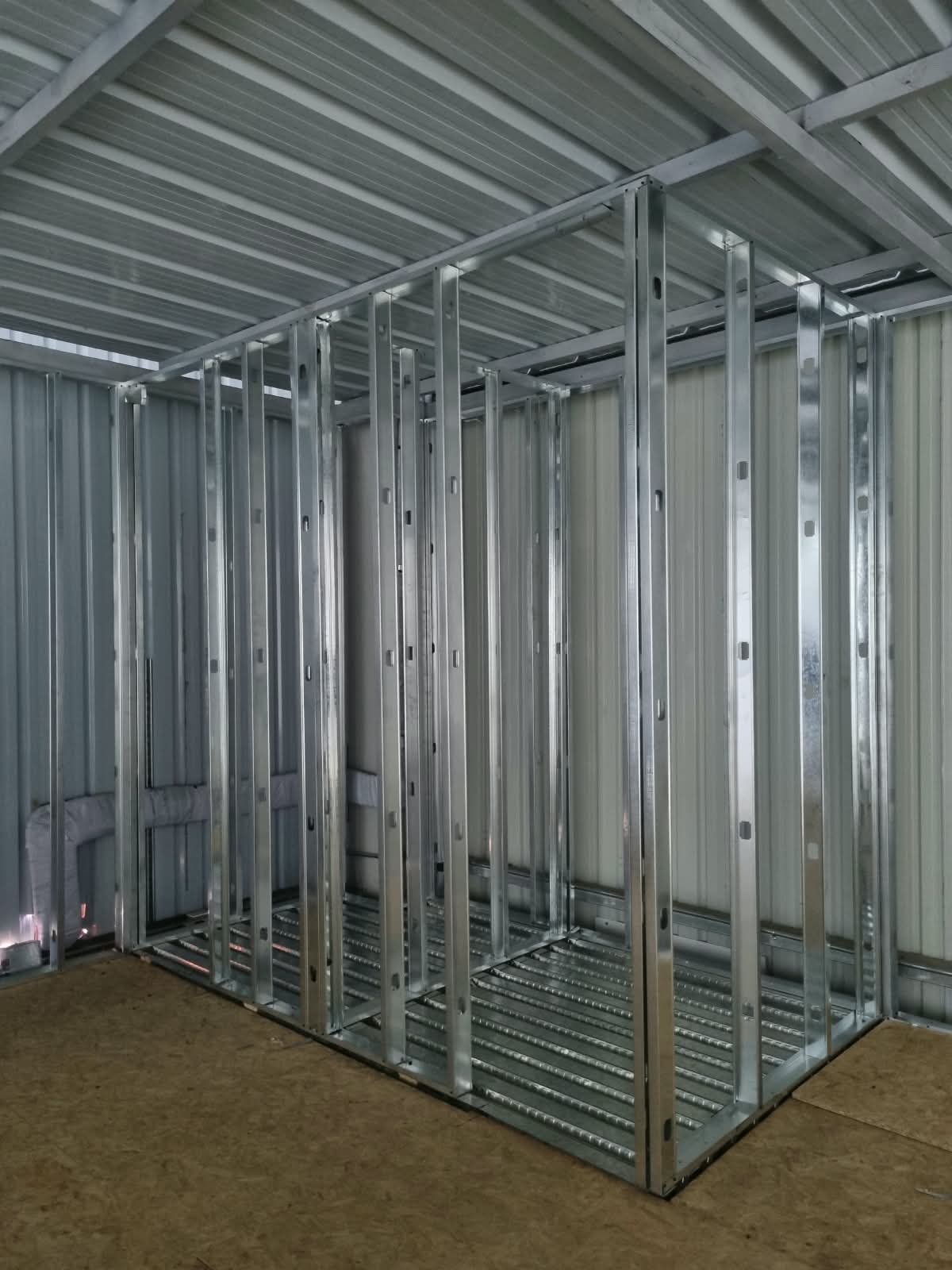 Avance de la estructura del mezzanine