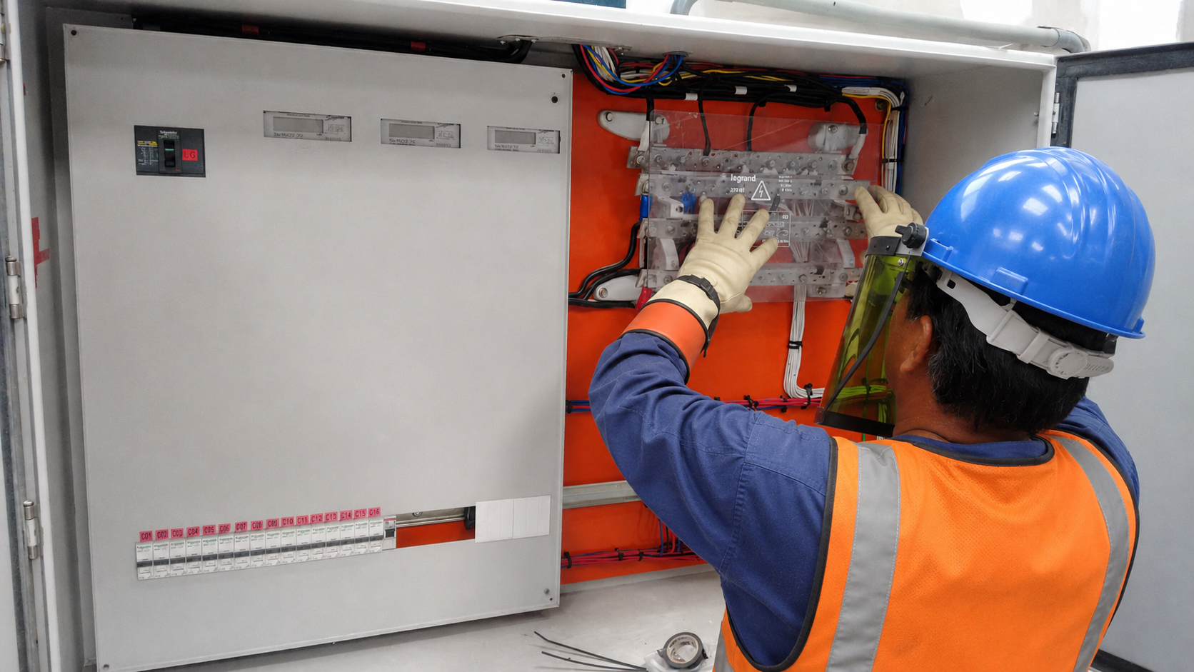 Instalación de tablero eléctrico