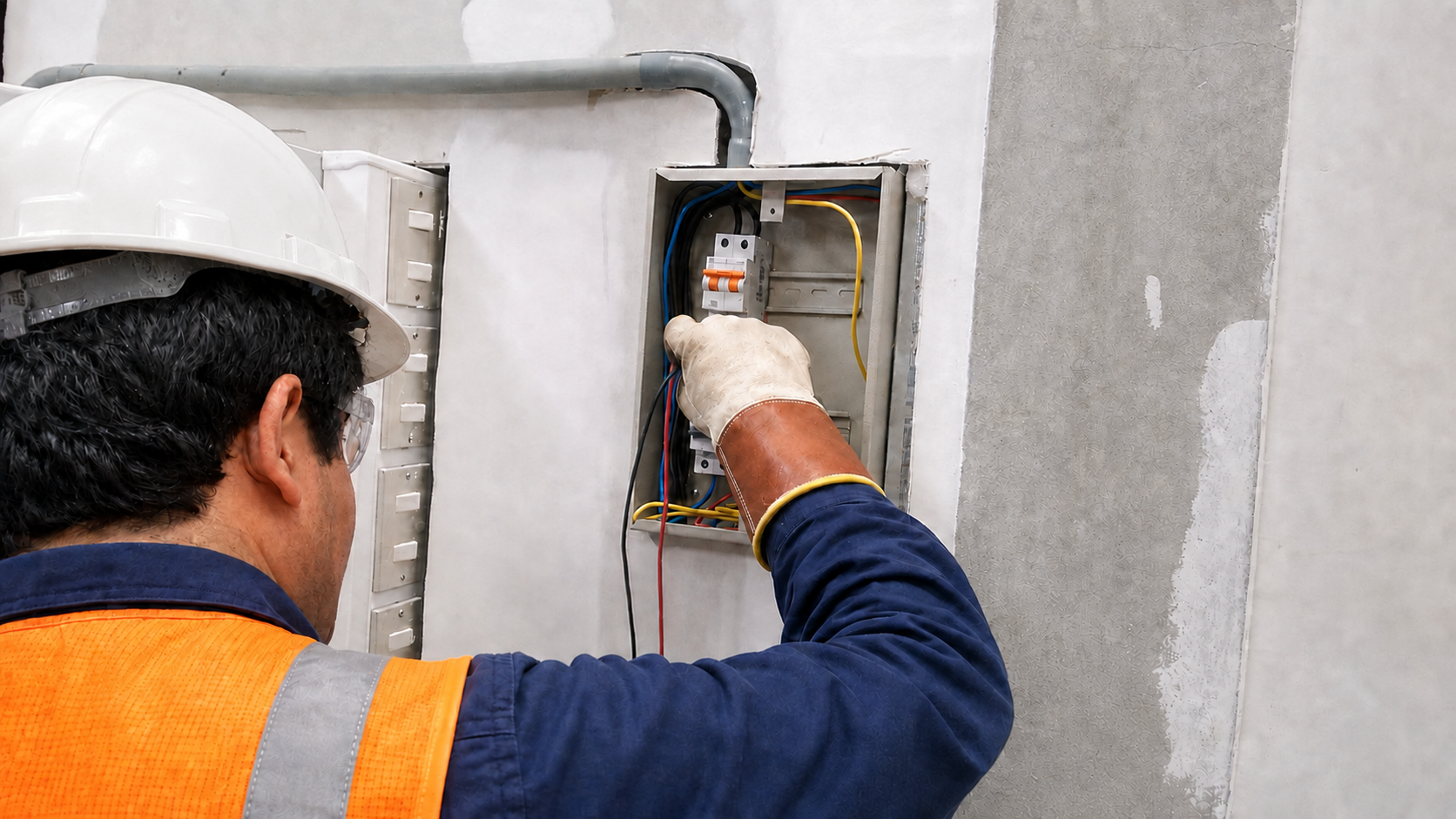 Tablero eléctrico instalado